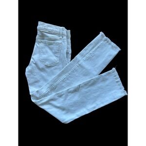 Joe's Jeans THE LARA MID RISE CIGARETTE ANKLE MATERNITY‎ Raw Hem Size 26